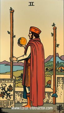 Two of Wands tarot card meaning