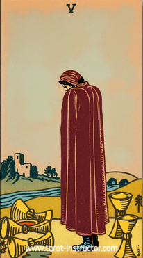 Five of Cups tarot meaning