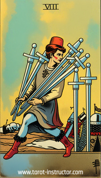 Seven of Swords tarot card meaning