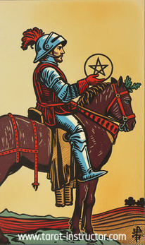 Knight of Pentacles tarot card meaning