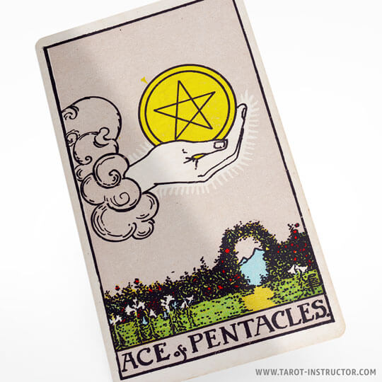 Ace of Pentacles tarot card meaning, Earth element in tarot, Suit of Pentacles tarot cards