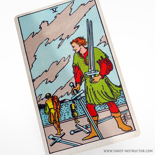 Five of Swords tarot card meaning, Air element in tarot, Suit of Swords meaning