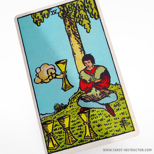 Four of Cups tarot card meaning, The element of Water in tarot, Suit of Cups in tarot