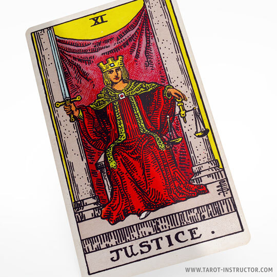 Justice tarot meaning, air element