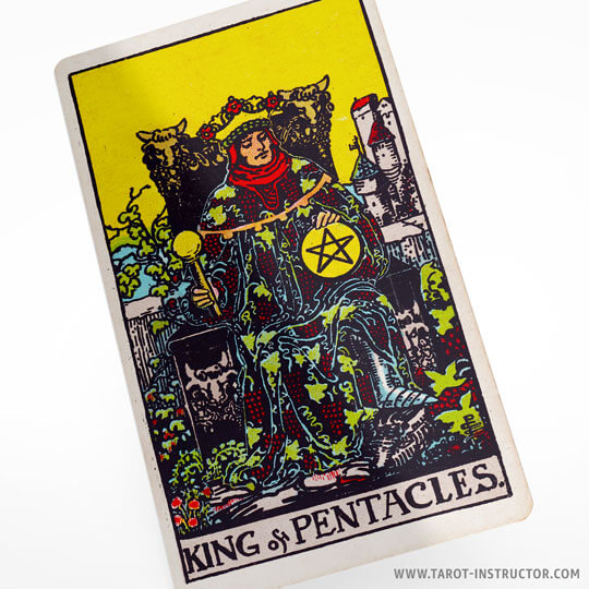 King of Pentacles tarot card meaning, earth element in tarot, Suit of Pentacles cards