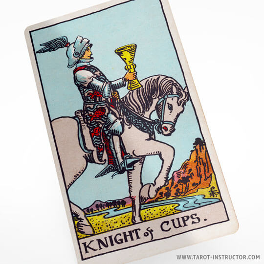 Knight of Cups card meaning, The element of Water in tarot, Suit of Cups tarot