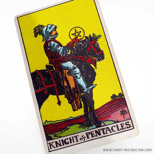 Knight of Pentacles tarot meaning, the element of earth in tarot, Suit of Pentacles meaning