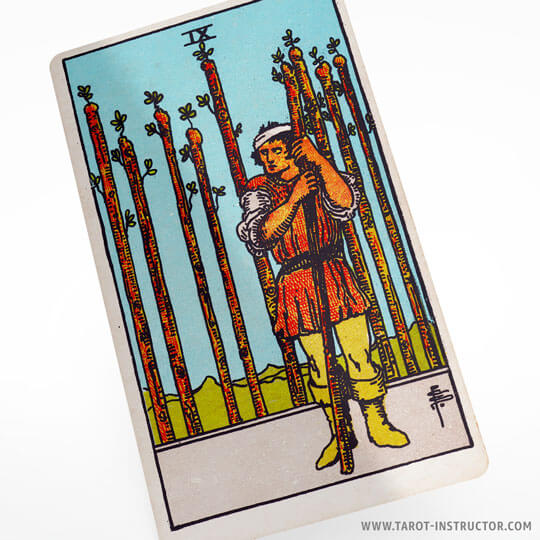 Nine of Wands tarot meaning