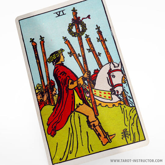 Six of Wands tarot card meaning, Fire element in tarot, Suit of Wands tarot meaning