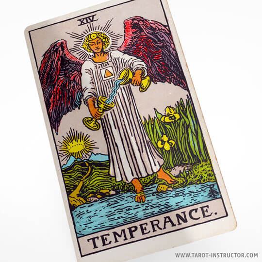 Temperance tarot meaning, Fire element in tarot