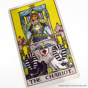 The Chariot tarot card, Water element in tarot