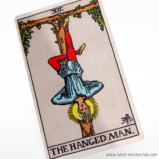 The Hanged Man tarot meaning, The element of Water in tarot