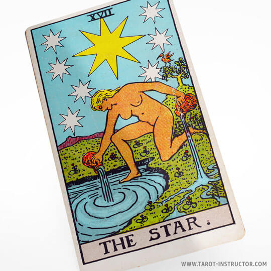 The Star tarot card meaning, Air element in tarot