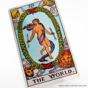 The World tarot card meaning, Earth element in tarot