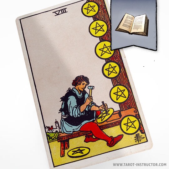 Eight of Pentacles as Advice