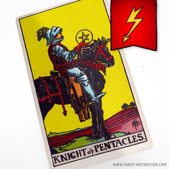 Knight of Pentacles as a breakup