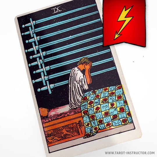 Nine of Swords as a breakup