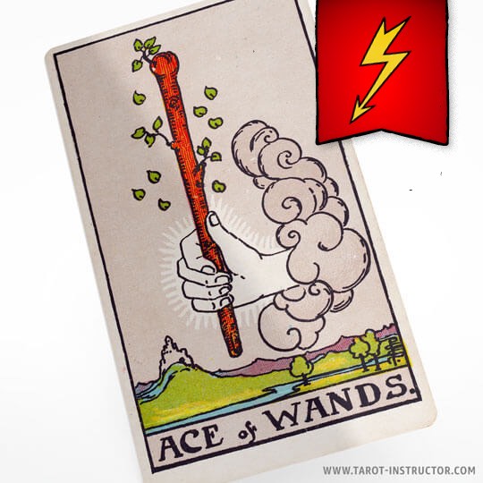 Ace of Wands as a breakup