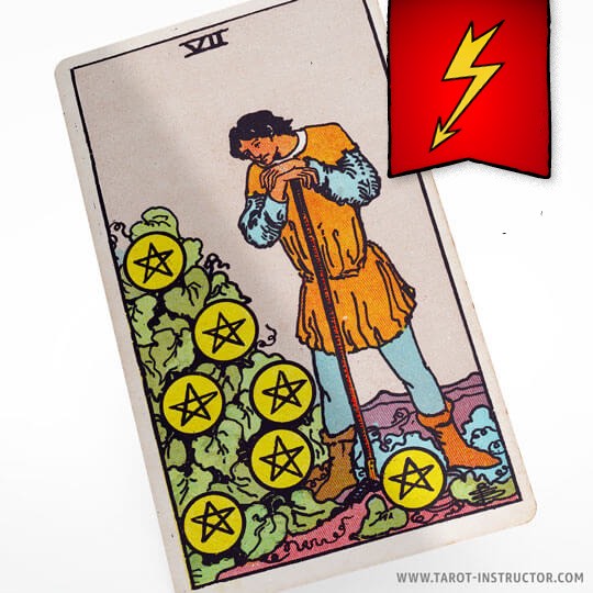 Seven of Pentacles as a breakup