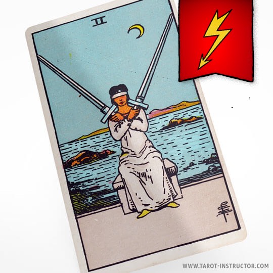 Two of Swords as a breakup
