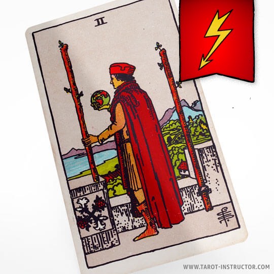 Two of Wands as a breakup