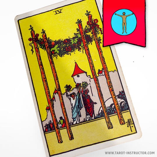 Four of Wands as a Person