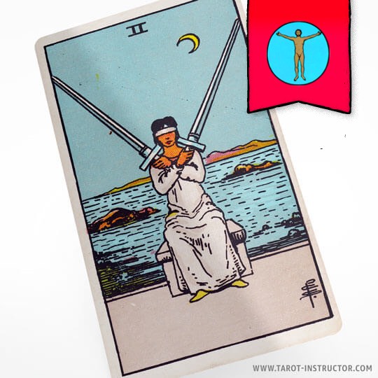 Two of Swords as a Person
