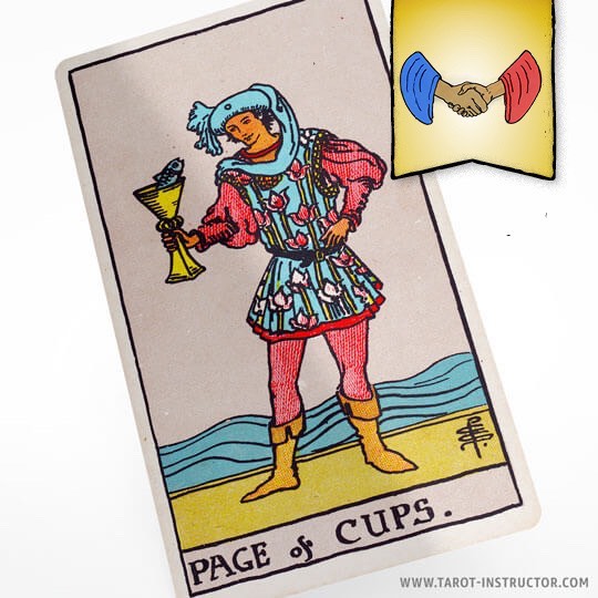 Page of Cups as Reconciliation