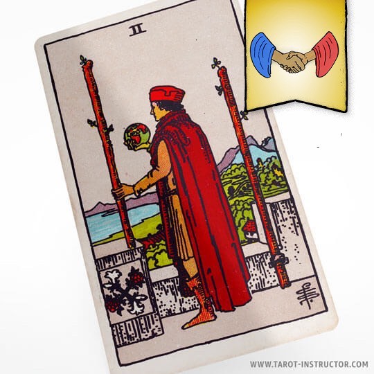 Two of Wands as Reconciliation