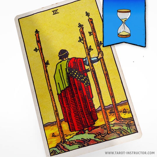 Three of Wands as Timing