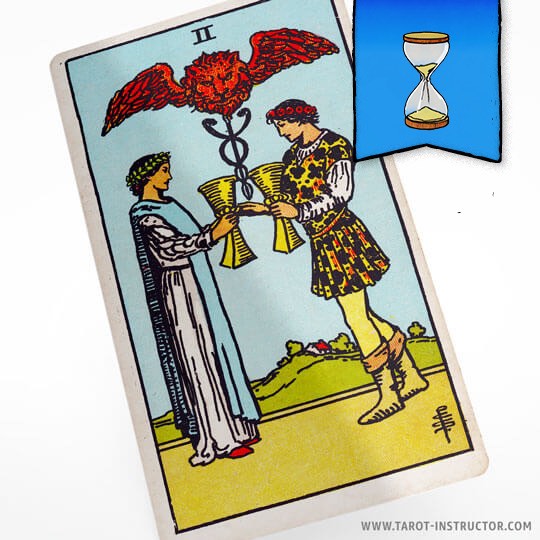 Two of Cups as Timing