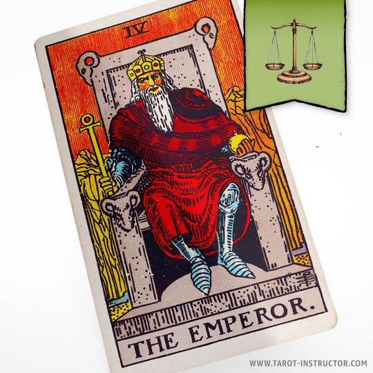 The Emperor Yes or No Upright and Reversed